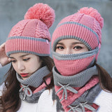 3PCS FEMME ÉCHARPE D'HIVER